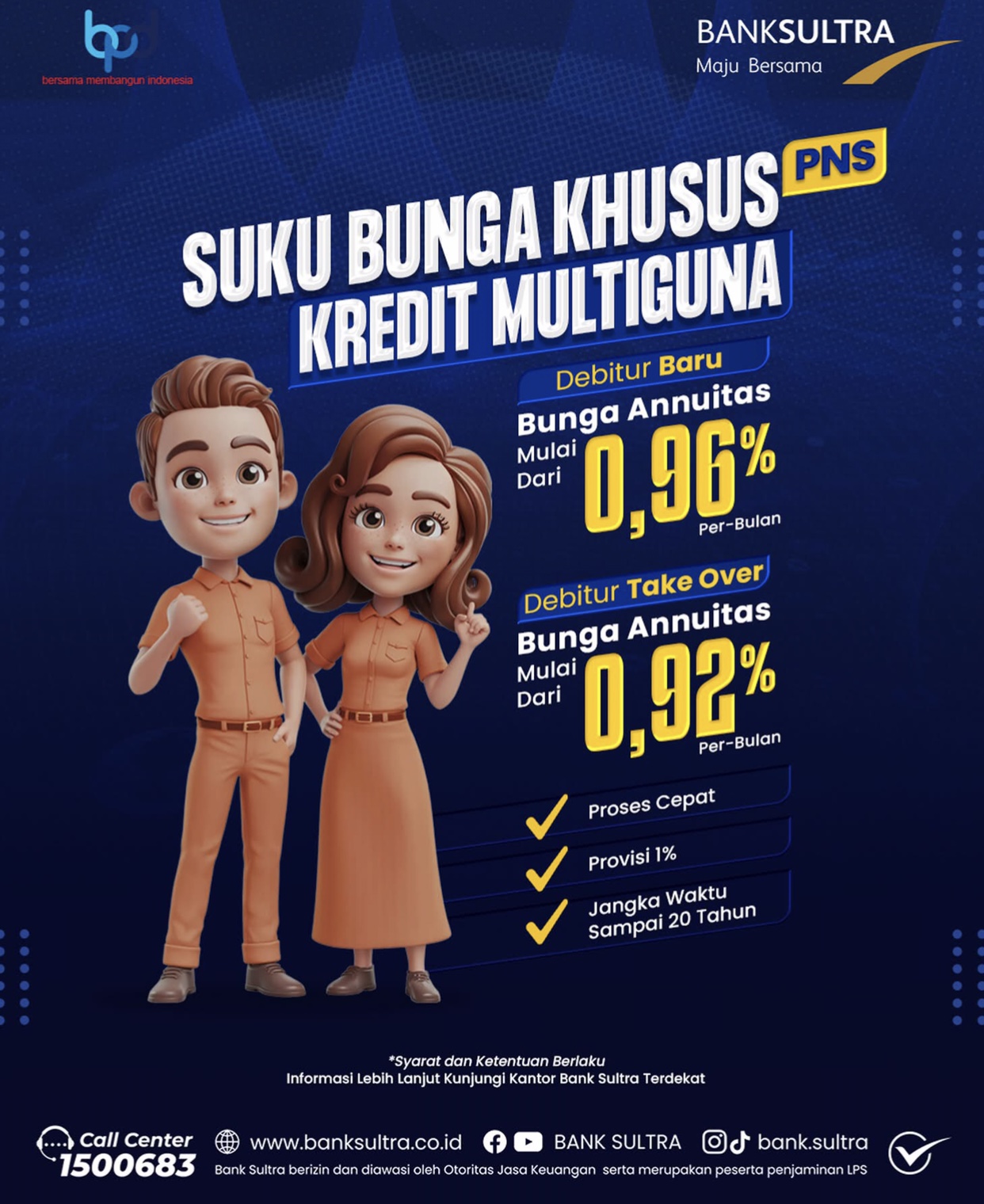 Solusi Keuangan Tepat Untuk PNS: Bank Sultra Tawarkan Suku Bunga Spesial Kredit Multiguna