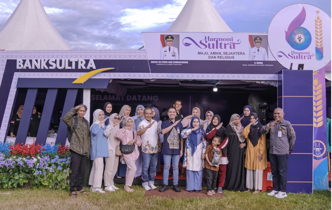 Bank Sultra Perkuat Peran di Tengah Masyarakat, Meriahkan Festival Harmoni Sultra 2025 di Kolaka