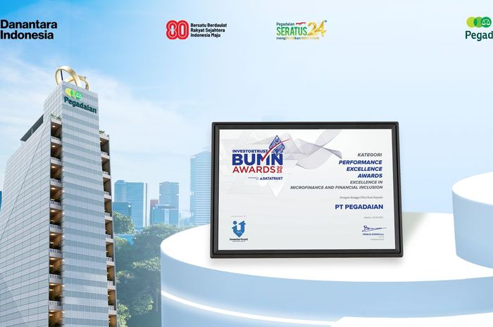 PT Pegadaian Raih Penghargaan “Performance Excellence Award” dari Investortrust