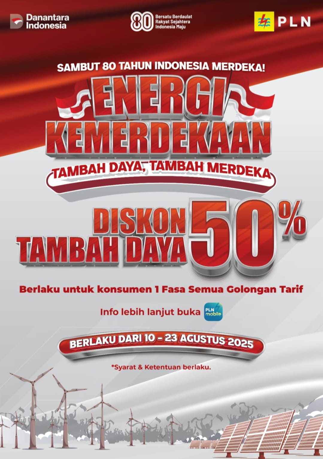 Sambut Kemerdekaan, PLN ULP Kolaka Beri Diskon 50 Persen untuk Layanan Tambah Daya Listrik