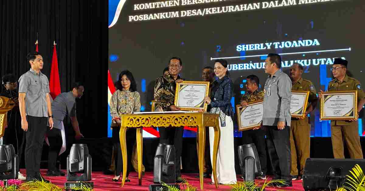 Gubernur Maluku Utara Sherly Tjoanda Ditunjuk jadi Duta Posbankum Nasional se-Indonesia oleh Kemenkum