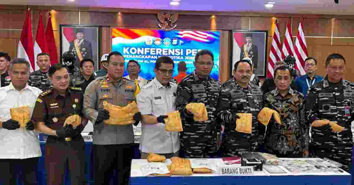 TNI AL Gagalkan Penyelundupan Sabu 10,3 Kilo di Pelabuhan Penumpang Tanjung Priok